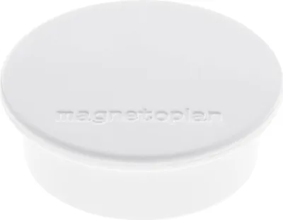 Produktbild von Magnet Discofix Color 1662000 40mm weiß 10 Stück Packung mit 18 Stück