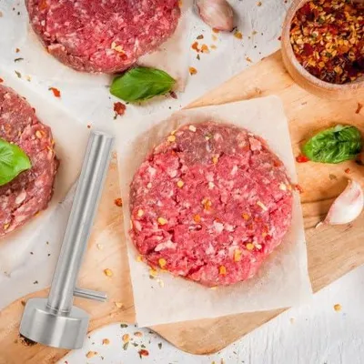Produktbild von Falafelschep, 4 cm Falafelmaker, Gehaktballen Falafelschep, Falafelvormer aus rostfreiem Stahl für die perfekte Zubereitung von köstlichen Falafelbällchen, Fleischbällchen
