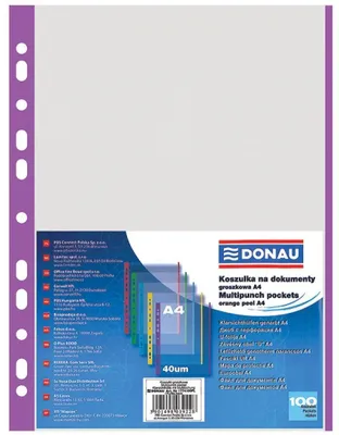 Obrázok produktu pre Prospektový Obal Matný, A4, Pp, 40 ?m, Fialový - 100 Ks