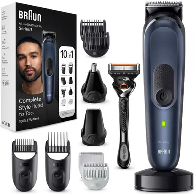Zdjęcie produktu dla Maszynka 10W1 Do Ciała Brody Włosów Trymer Bodygroomer Braun Mgk7421