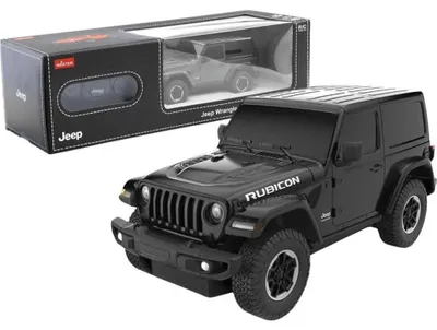 Obrázek produktu pro Dálkově ovládané RC auto JEEP Wrangler JL Rubicon, Rastar, černé, 1:24