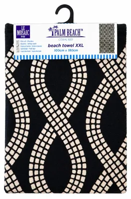 Produktbild von Strandtuch im Mosaik-Design, 100 x 180 cm