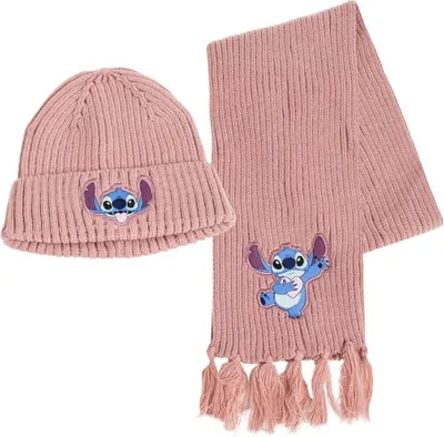 Produktbild von Disney Stitch Mü tze +  Schal-Set