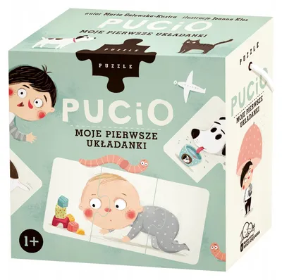 Obrázek produktu pro Nasza Księgarnia Pucio Moje první skládačky vzdělávací