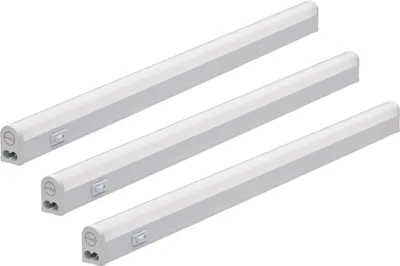 Produktbild von 2er Set Oktaplex Unterbauleuchte LED Küche 28 cm Küchenleuchte warmweiß 3000K 4W mit Schalter