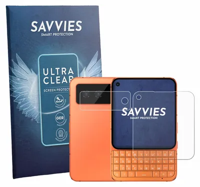 Produktbild von 18x Für Unihertz Titan 2 Elite (Display+Kamera) Schutzfolie Savvies Displayschutz Display Schutz Folie Klar Transparent