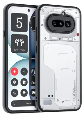 Produktbild von Handyhülle Stoßfest für Nothing Phone 4a TPU PC Airbag Linsenschutz Schwarz