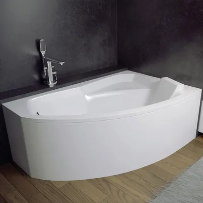 Produktbild von BADLAND Eckbadewanne Badewanne Rima RECHTS 170x110 mit Acrylschürze, Füßen und Ablaufgarnitur GRATIS