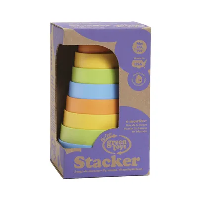 Produktbild von Green Toys Stacker, 0,5 Jahr(e), Kunststoff, Blau, Grün, Orange, Gelb