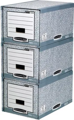 Immagine prodotto di BankersBox Schubladenarchiv A4 3 Schubladen grau         5VE