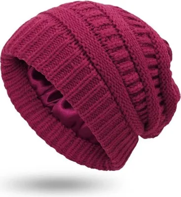 Produktbild von Strickmütze Damen Slouch Beanie Mütze Street Style Grobstrick Wintermützen Klassische Weiche Beanie Winter