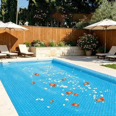 Image de Zonnefolie pour piscine, dimensions 1,9 x 1,9 mètres