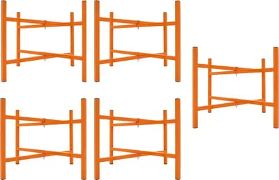 Produktbild von Mörtelbrettständer x 5 – 500mm hoch