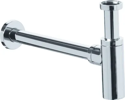 Produktbild von Flaschenwaschbecken-Siphon Messing Chrom 1.1/4'