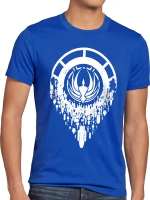 Produktbild von style3 Battlestar Übermacht Herren T-Shirt galactica raumschiff