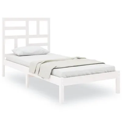 Obrázek produktu pro vidaXL Postel z masivu bílá 90x190 cm