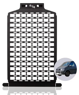 Obrázok produktu pre 040 dielov Molle doska na predné sedadlo spolujazdca Organizér Držiak na náradie pre VW T5 T6 T6.1 California pre Mutlivans