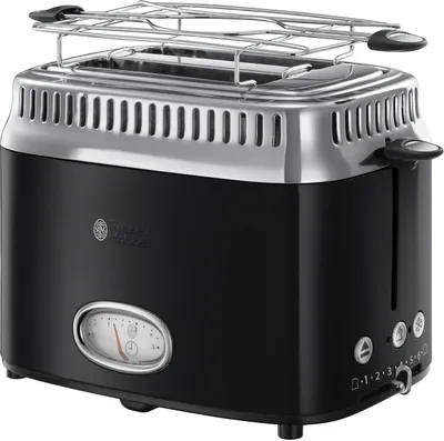 Produktbild von Russell Hobbs 21681-56 Retro Classic Noir  Toaster