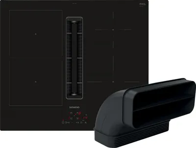 Produktbild von Siemens ED611BGA7, Schwarz, Integriert, 60 cm, Zonen-Induktionskochfeld, Glas, 4 Zone(n)