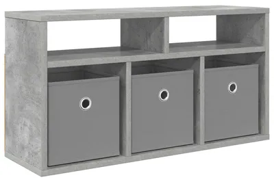 Produktbild von vidaXL Lowboard mit Schubladen Beton Grau 72 x 22,5 x 38 cm