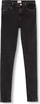 Produktbild von ONLY 15210766, Jeans, Weiblich, Kind, Grau, 152 cm, Highwaist fit
