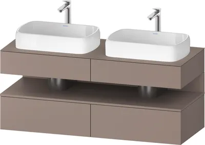 Produktbild von DURAVIT QA4767043430010 QTG KWTU WH Ek. 1400x550x600 bs. Mt.
