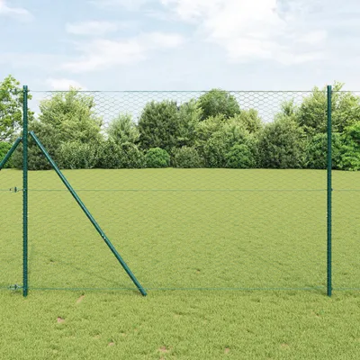 Produktbild von Desgin Sechseckzaun Grün 1.6x10 m Stahl - Metallzäune 42005363