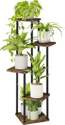 Produktbild von Famanu Pflanzenstand mit 5 Ebenen - Für Terrasse, Garten, Balkon, Wohnzimmer und Schlafzimmer