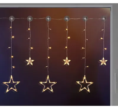 Produktbild von HI Sternen-Lichtervorhang Fairy mit 63 LEDs
