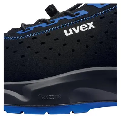 Immagine prodotto di uvex 1 x-craft scarpa di sicurezza bassa S1, nero/blu nero/blu 36