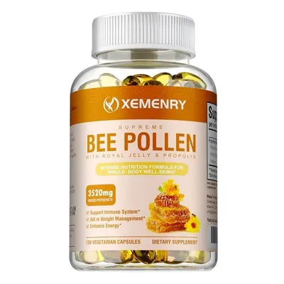 Productafbeelding van Bijenpollen-capsules 3520 mg – Natuurlijke superfood, ondersteuning van het immuunsysteem, huidgezondheid