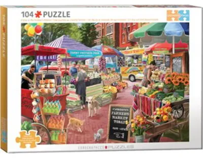 Produktbild von EUROGRAPHICS Puzzletag auf dem Bauernmarkt 104 dlks
