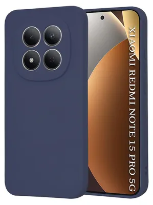 Obrázek produktu pro Techsuit – silikonové pouzdro SoftFlex pro Xiaomi Redmi Note 15 Pro 5G – námořnická modrá