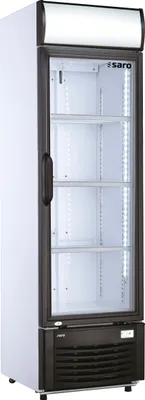 Produktbild von SARO Getränkekühlschrank mit Werbetafel, Modell GTK 282 M