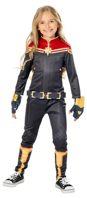 Produktbild von Captain Marvel Kids Kostüm – Größe 7-8 Jahre