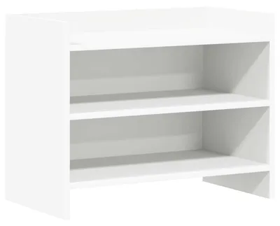 Image de Meuble TV vidaXL 60 x 33 x 47 cm Blanc, aggloméré
