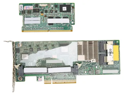 Zdjęcie produktu dla Karta macierzy serwerowej P420 1 GB FBWC 6 GB 2-portowy kontroler SAS – zaawansowane funkcje pamięci masowej – adapter karty macierzy serwerowej
