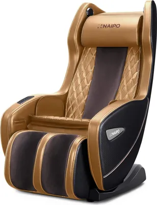 Image de Fauteuil de massage shiatsu NAIPO Chaise de massage avec tapotement Pétrissage Système de massage à air Bluetooth 3D Surround Sound Musique