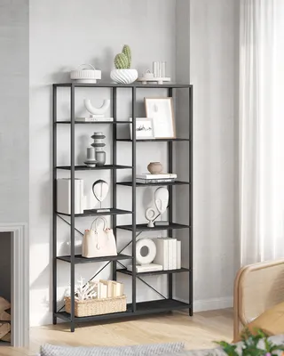 Produktbild von VASAGLE Bücherregal mit 5 Ebenen, Standregal, Regal, für Wohnzimmer, einfach