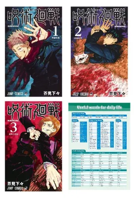 Zdjęcie produktu dla Jujutsu Kaisen Manga Sammlung Band 1-3 Japanisch