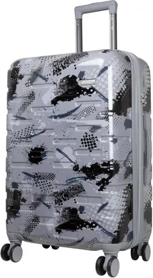 Produktbild von Hartschalen Trolley Koffer mit Dehnfalte - Cespara Silber Gr. L