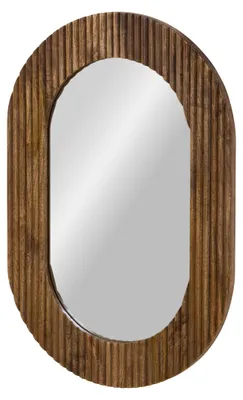 Produktbild von MASSIVMOEBEL24 Wandspiegel Mango 50x3x75 braun lackiert BARCELONA #260