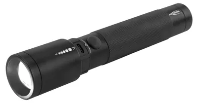 Produktbild von ANSMANN LED Taschenlampe in schwarz T400FR - aufladbar & spritzwassergeschützt