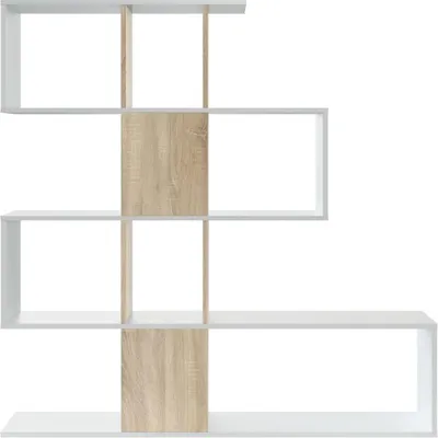 Zdjęcie produktu dla Regał Zigzag z 4 półkami i 11 przegródkami, wys. 145 cm