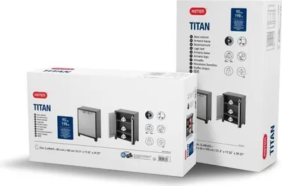 Produktbild von KETER Titan Low Aufbewahrungsschrank, grau KETER 9762000