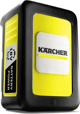 Produktbild von Kärcher Power 18V Akku, 5 Ah, LCD-Anzeige, Anti-Rutsch-Griffe, Lithium-Ionen