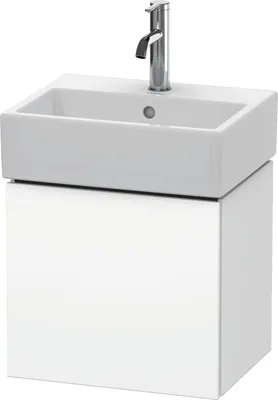 Image de Duravit L-Cube Meuble sous-lavabo suspendu, 1 porte, charnière à droite, 434x400x341mm, LC6245R8484
