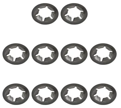 Productafbeelding van Starlock Borgringen - Lock ringen Sluitringen - Machine Apparatuur - Koolstofstaal - 10x20mm - Zwart