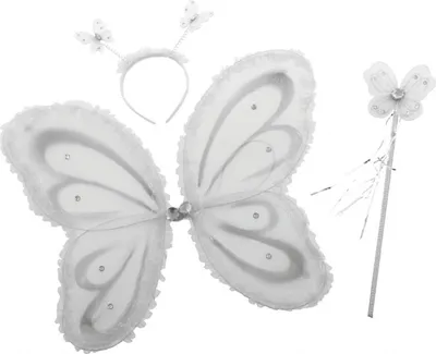 Image de Ensemble papillon 3 pièces 4 couleurs Blanc