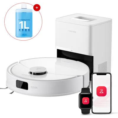 Produktbild von Roborock Q10 PF+ Staubsauger Roboter 10000 Pa (Upgrade von Q8 max+), Dual Anti-Tangle-System, inkl. 1000ml Bodenreiniger, Selbstentleerende Dock